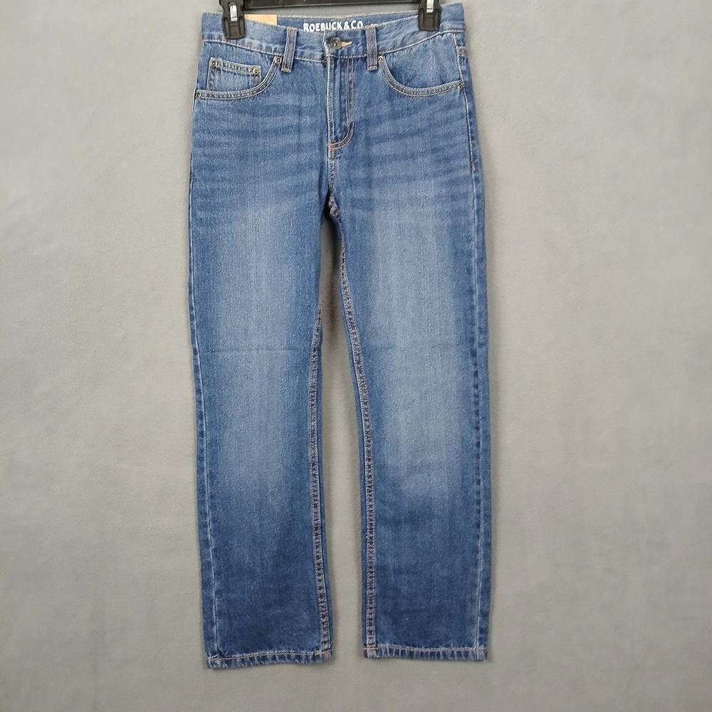 Roebuck & Co Boys Jeans NWT Size 12 Straight Blue